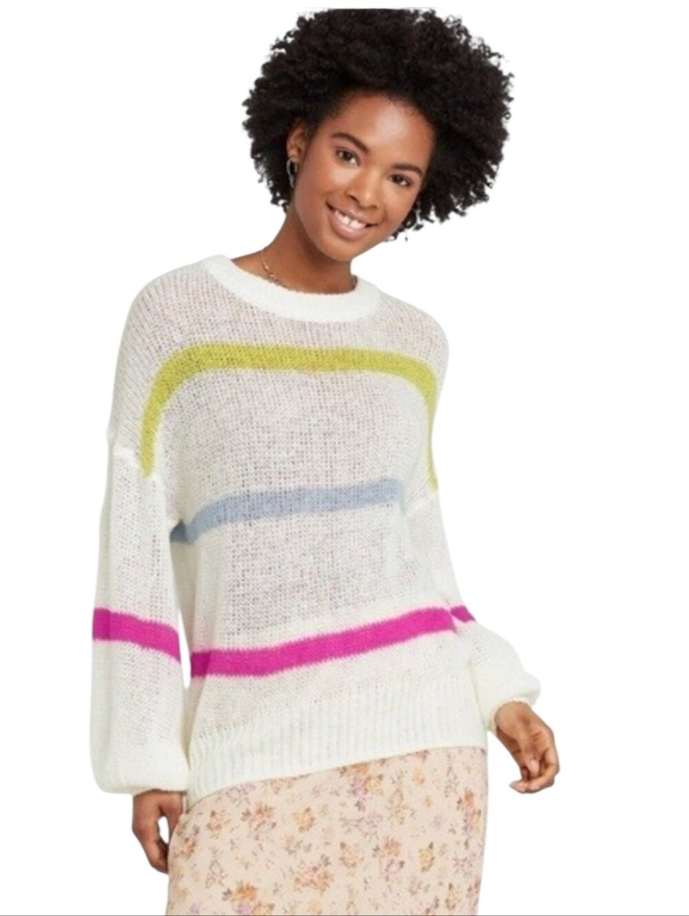 Women's Wild Fable Lightweight Knit Sweater Sz Large